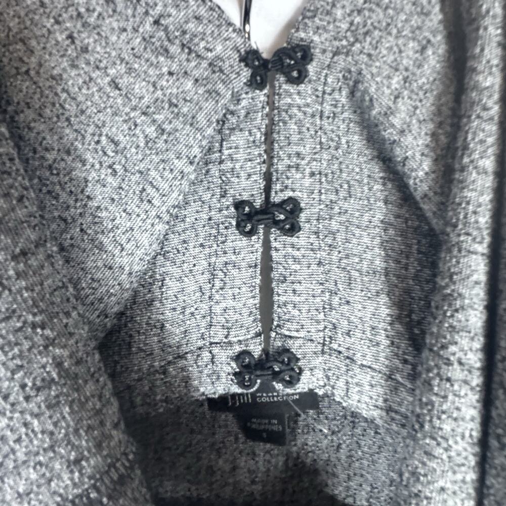 J. Jill NWOT Wearever Collection Blazer Cardigan S Black/White Preppy Office - Picture 6 of 7